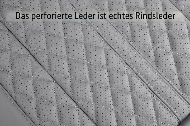 1p Echtes Rindsleder sitzbezug Auto Vordersitz-Rückenlehnenbezüge,sitzkissen Auto fahrersitz,Echtes