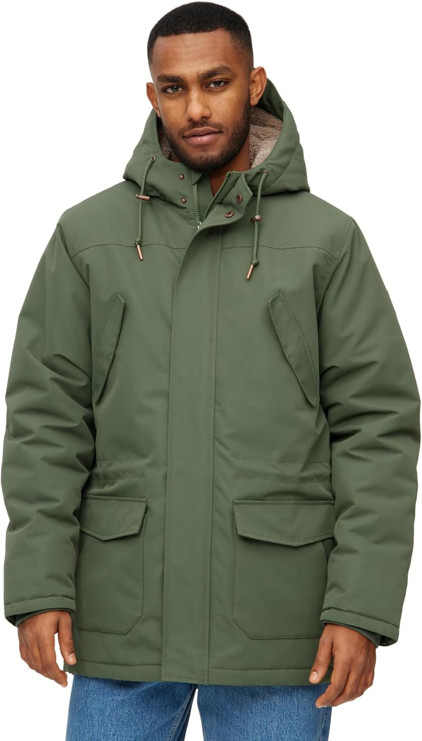 derbe Herren Winterjacke Festholm Warm XXL cypress/cobblestone, XXL cypress/cobblestone