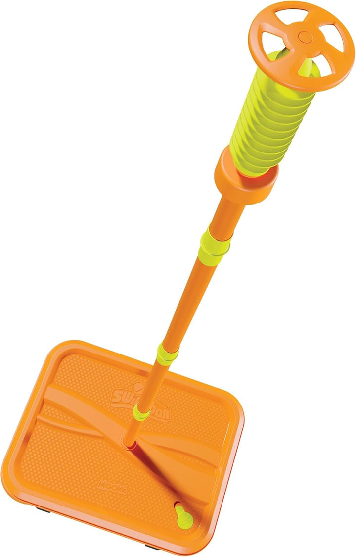 Swingball Turnier | Tennisballspiele mit Stahlmast verstellbar bis 180 cm | 2 Schläger in Padeloptik