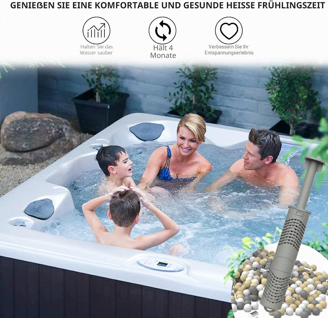 ROYOR Hot Springs Silberionen-Kartusche – Spa-Mineral-Sticks für Whirlpool, Spa-Silberionen-Kartusch