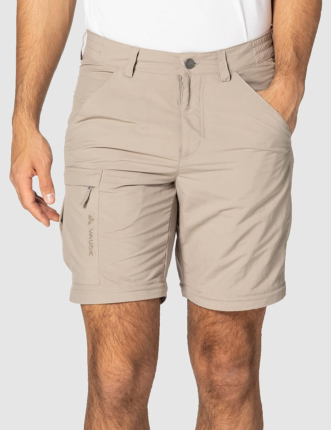 VAUDE Herren Hose Men's Farley Zo Pants V 46-Short Boulder, 46-Short Boulder