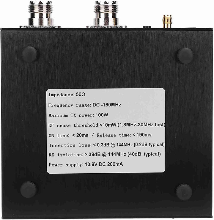DC-160 MHz Antennen-Sharer, 100W-Antennen-Sharer SDR-Transceiver-Schalter TR-Schaltkasten, Antennen-