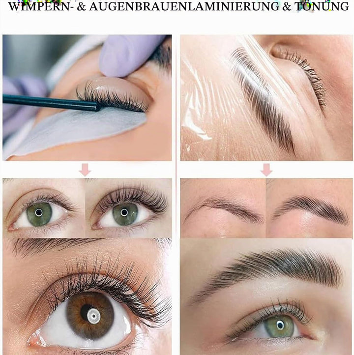 Lash Lifting set, Aikvigss Wimpernlifting Set mit Farbe Schwarz Professionell, Wimpernlifting in Sal