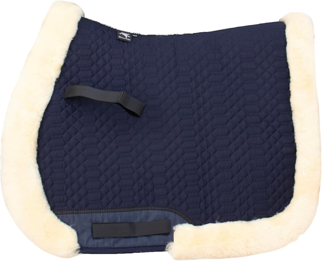 Engel Reitsport | SCHABRA3-VSS-MAR-MED | Schabracke | Lammfell Fully Lined | Steppstoff | Fellkranz