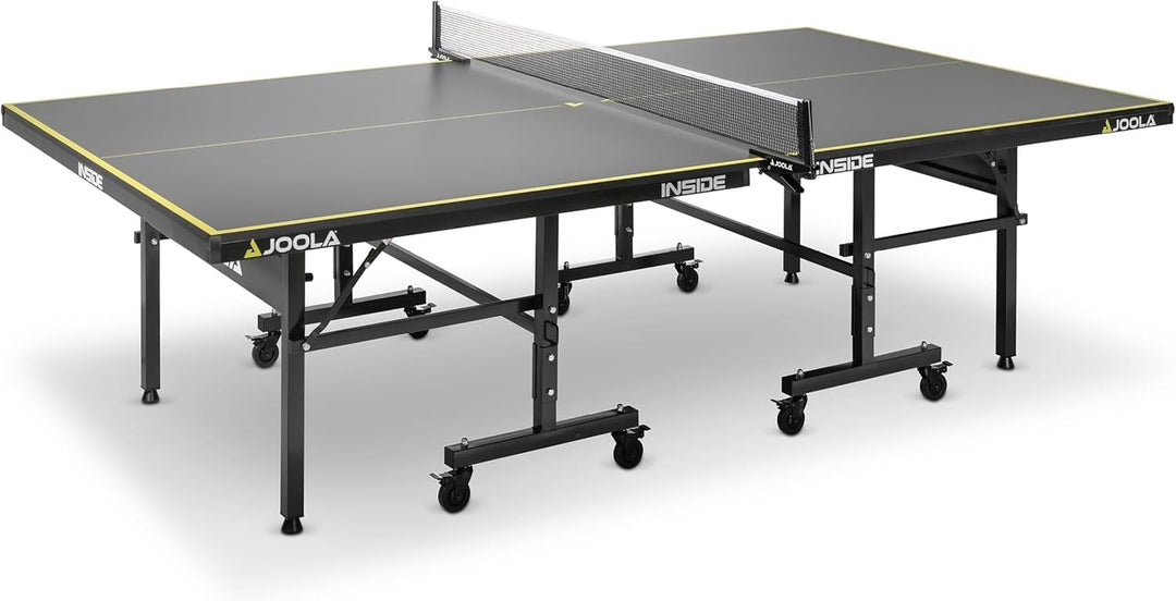 JOOLA Tischtennisplatte Inside - Tischtennistisch Indoor, klappbar, robust, platzsparend - Schneller