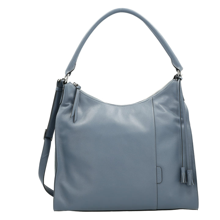 Picard Damen Schultertasche PHÖNIX aus Echtleder Mittel | mit Reissverschluss | Schultertasche | All