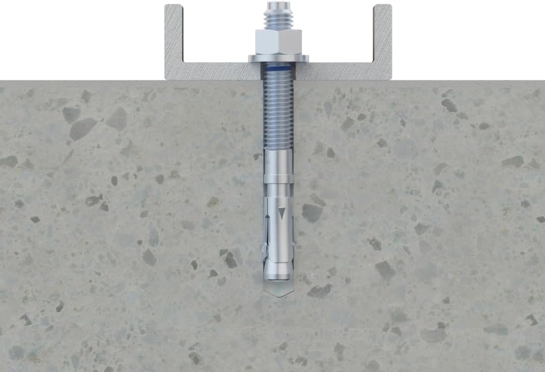 Index ap08075 Bodenanker männlich Option 1 zugelassen für hohen MTP M08 x 075