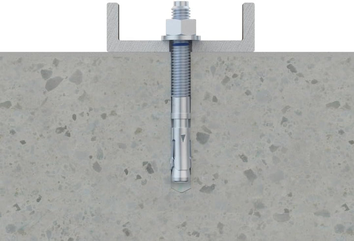 Index ap08075 Bodenanker männlich Option 1 zugelassen für hohen MTP M08 x 075