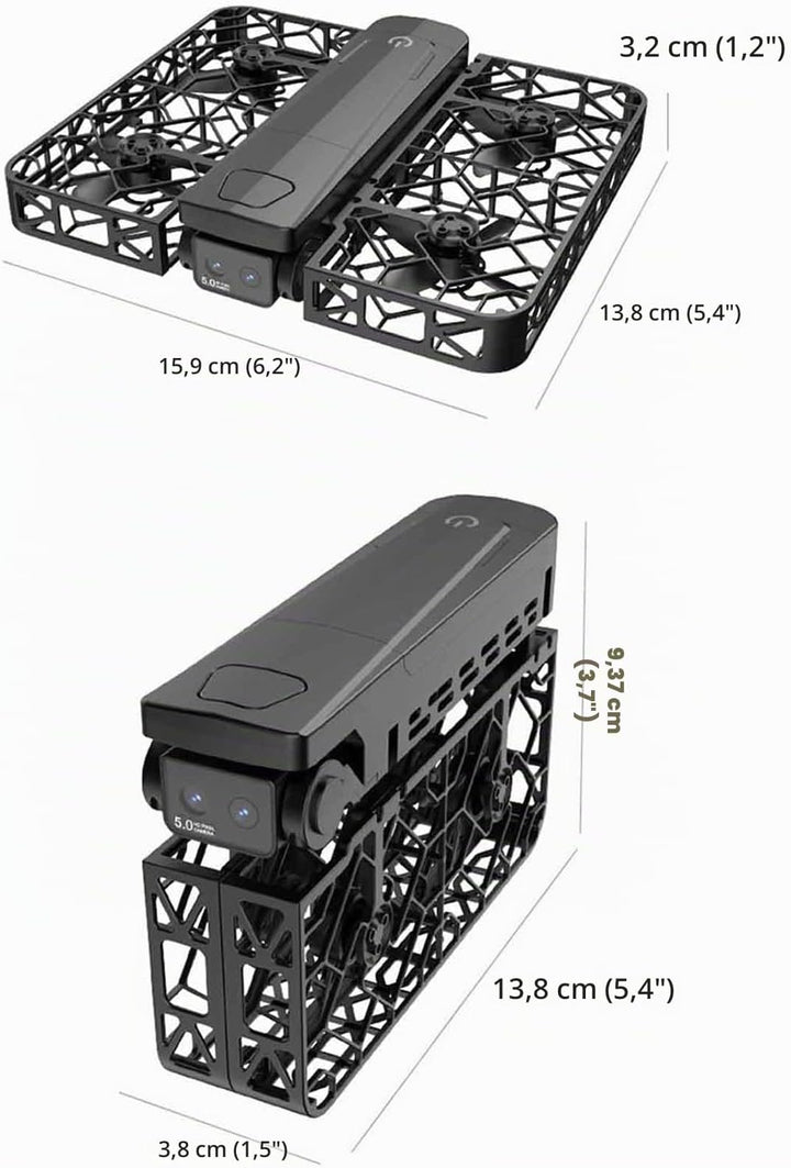 FPV Drohne mit 2K-Kamera, 4,5" Bildschirmfernbedienung Live-Übertragung, Brushless-Motor, Höhenhaltu