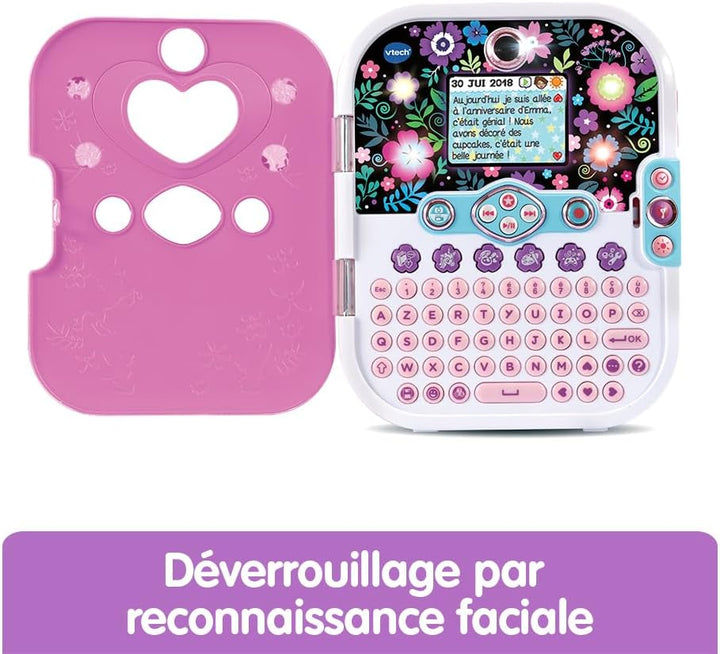 VTech 80-541905 Ordinateur Elektronisches Journal, Rose, M