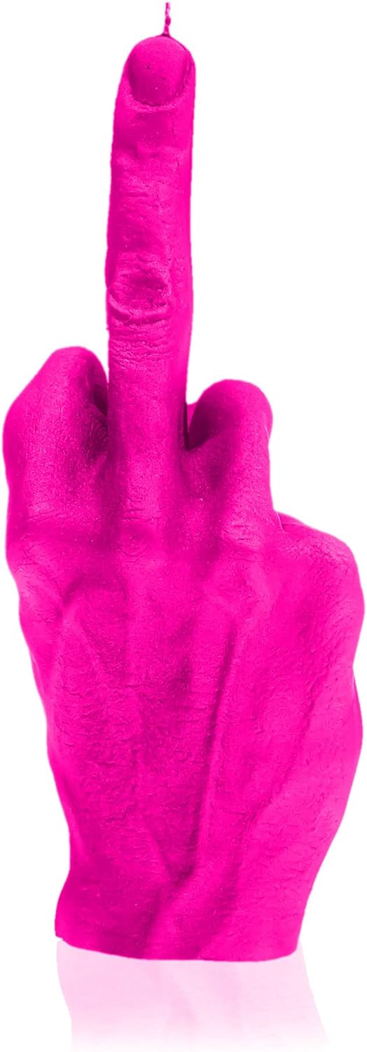 Candellana Mittelfinger Kerze - Mittelfinger Figur - Coole Deko - Gothic Deko - Grunge Deko Kerze -
