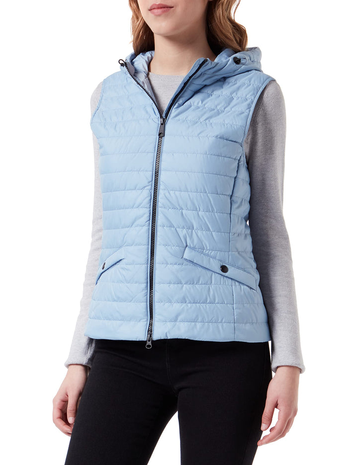 Geox Damen W Ascythia Jacket 38 Dusty Blue, 38 Dusty Blue