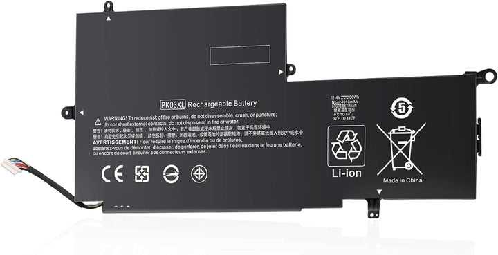 AKKEE PK03XL Replacement Laptop Akku für HP Spectre 13 Pro X360 G1 G2 Spectre 13-4000 13-4100 13-420