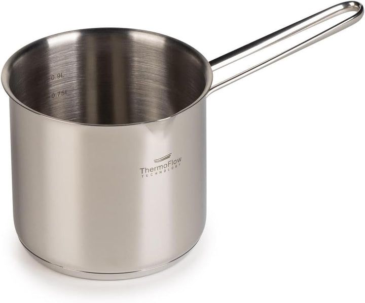 ROSMARINO Edelstahl-Induktions-Mokka-Kanne 1225 ml - model - 2025 - Moderne Türkische Cezve-Kaffeeka
