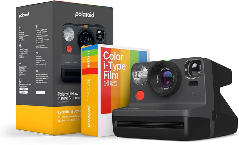 Polaroid Everything Box Now Gen 2 Sofortbildkamera - Schwarz Schwarz Everything Box Kamera Everythin