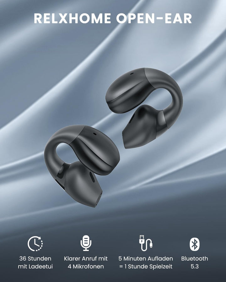 Übersetzer Kopfhörer, Übersetzer Kopfhörer Bluetooth 5.3, IPX5 Wasserdicht, 50 Stunden Spielzei