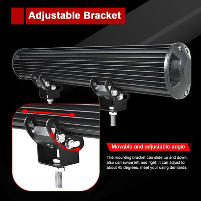 Willpower 20 Zoll 51CM 126W Led Arbeitsscheinwerfer Bar Led Scheinwerfer 12V 24V Wasserdicht Flutlic
