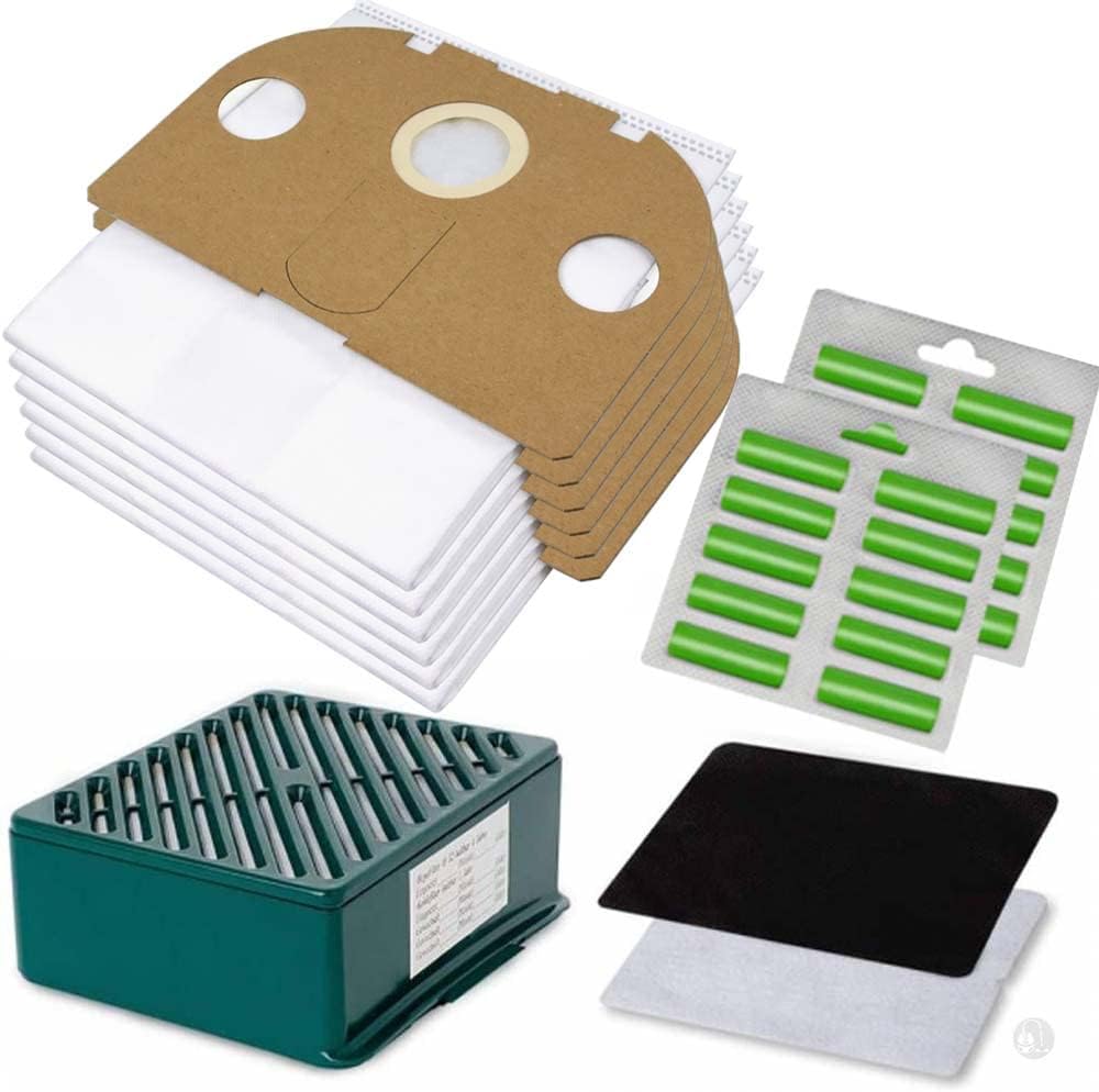 Smartes Sparset - 38 Teile - Passend für Vorwerk Tiger 250, 251 & 252-12 Vlies Staubsaugerbeutel + F
