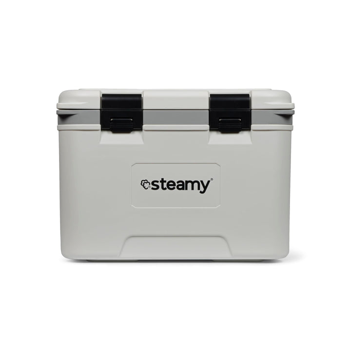 Steamy Marine 21, Kühlbox Inklusive Trennwand und Einlegeschale, 21 Liter, Weiss