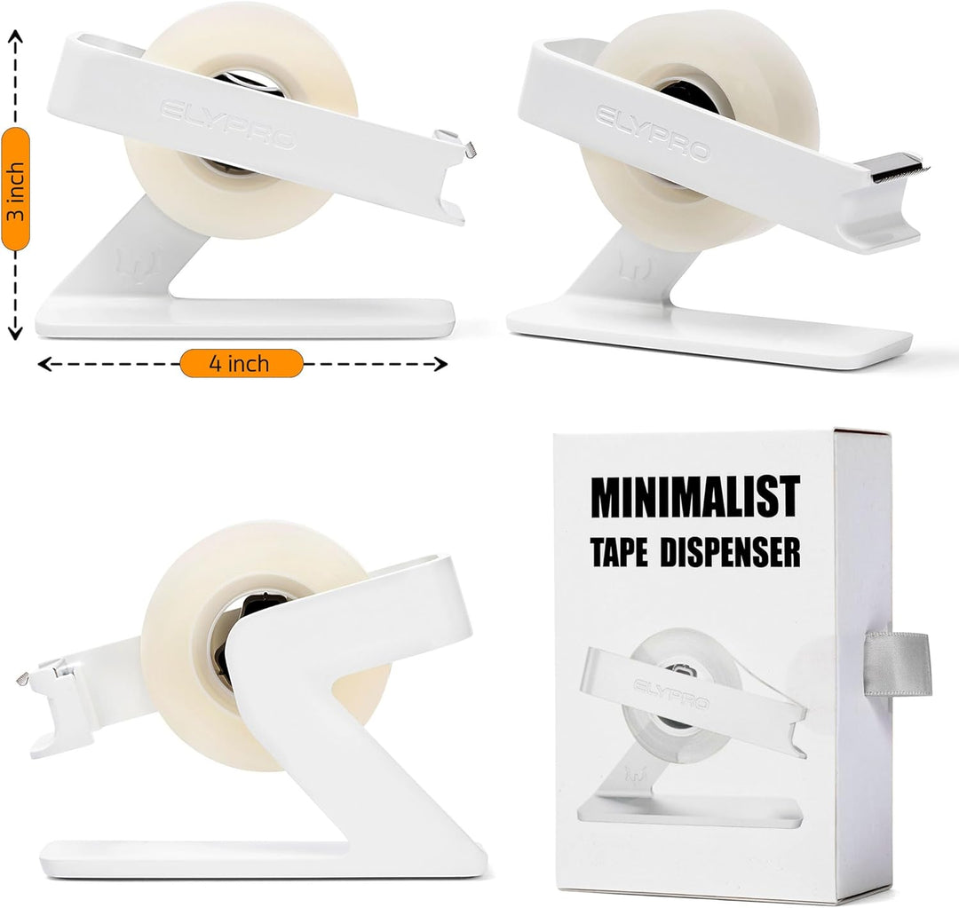 ELYPRO Modernes Etikettenspender für den Büroschreibtisch, elegantes und minimalistisches Design, au