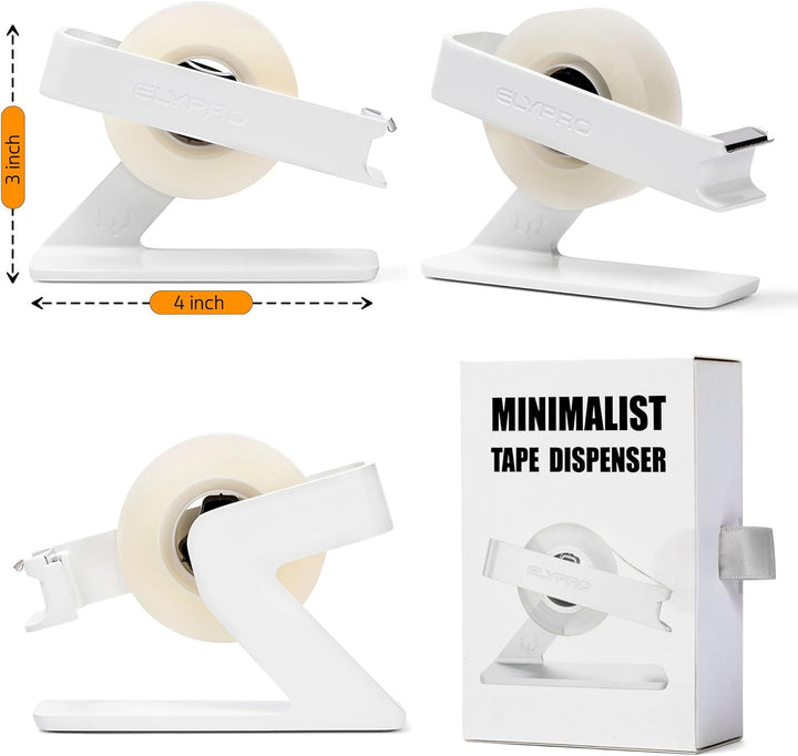 ELYPRO Modernes Etikettenspender für den Büroschreibtisch, elegantes und minimalistisches Design, au