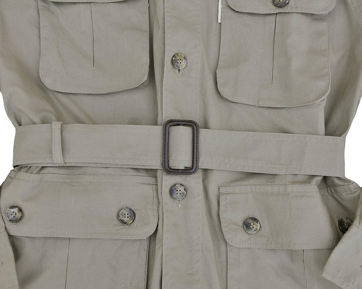Tag Safari Jacke für Herren, leicht, mehrere Taschen, perfekt für Entdecker, Fotografen und Journali