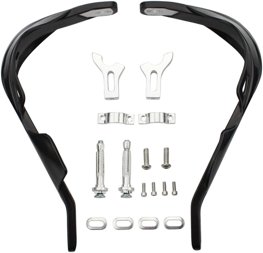 GOOFIT 7/8"Aluminium-Legierung Lenkerhandbürste Guards Schutzhandschützer Assy Ersatz für Motocross-