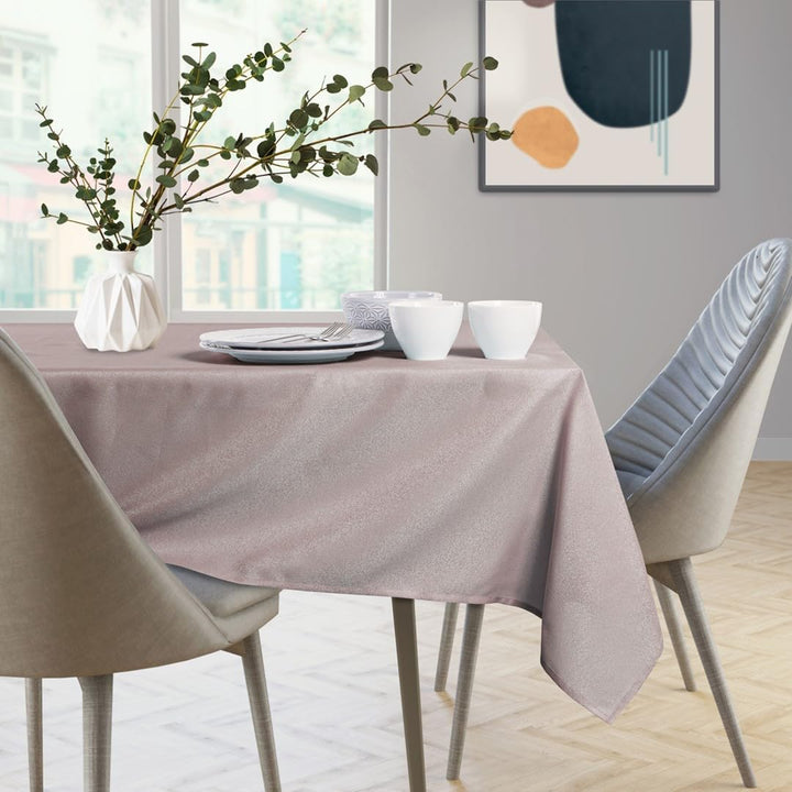AmeliaHome Tischdecke 110x180 cm Tischtuch Tafeldecke Fleckschutz Lotuseffekt Abwaschbar Wasserabwei