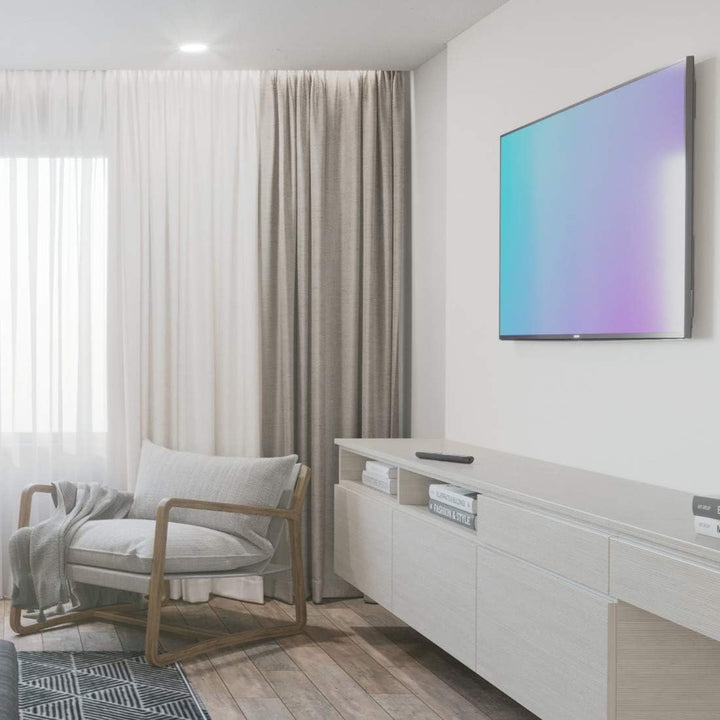 Hama TV-Wandhalterung Ultraslim (Wandhalter Fernseher für 32-65 Zoll, Fixe Halterung VESA bis 400x40