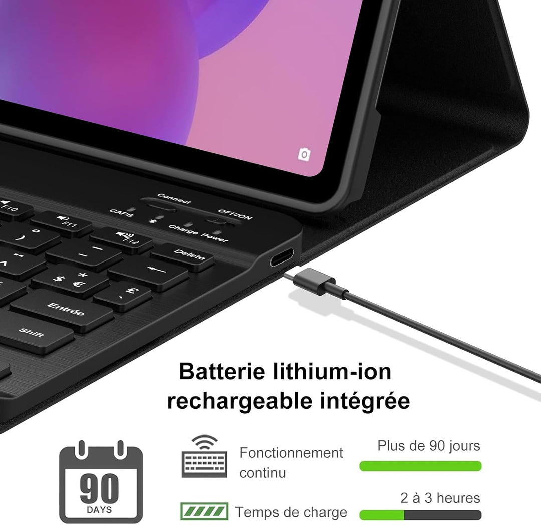 FOGARI Für Lenovo Idea Tab 2025 11/Tab M11 2024 11 Zoll Tastaturabdeckung | Abnehmbare Bluetooth-Tas