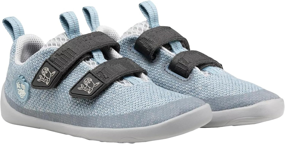 Affenzahn Barfussschuh Knit Happy mit Klettverschluss, Vegan, rutschfest, Flexibel, Reflektierend, b