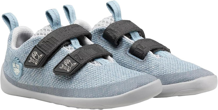 Affenzahn Barfussschuh Knit Happy mit Klettverschluss, Vegan, rutschfest, Flexibel, Reflektierend, b