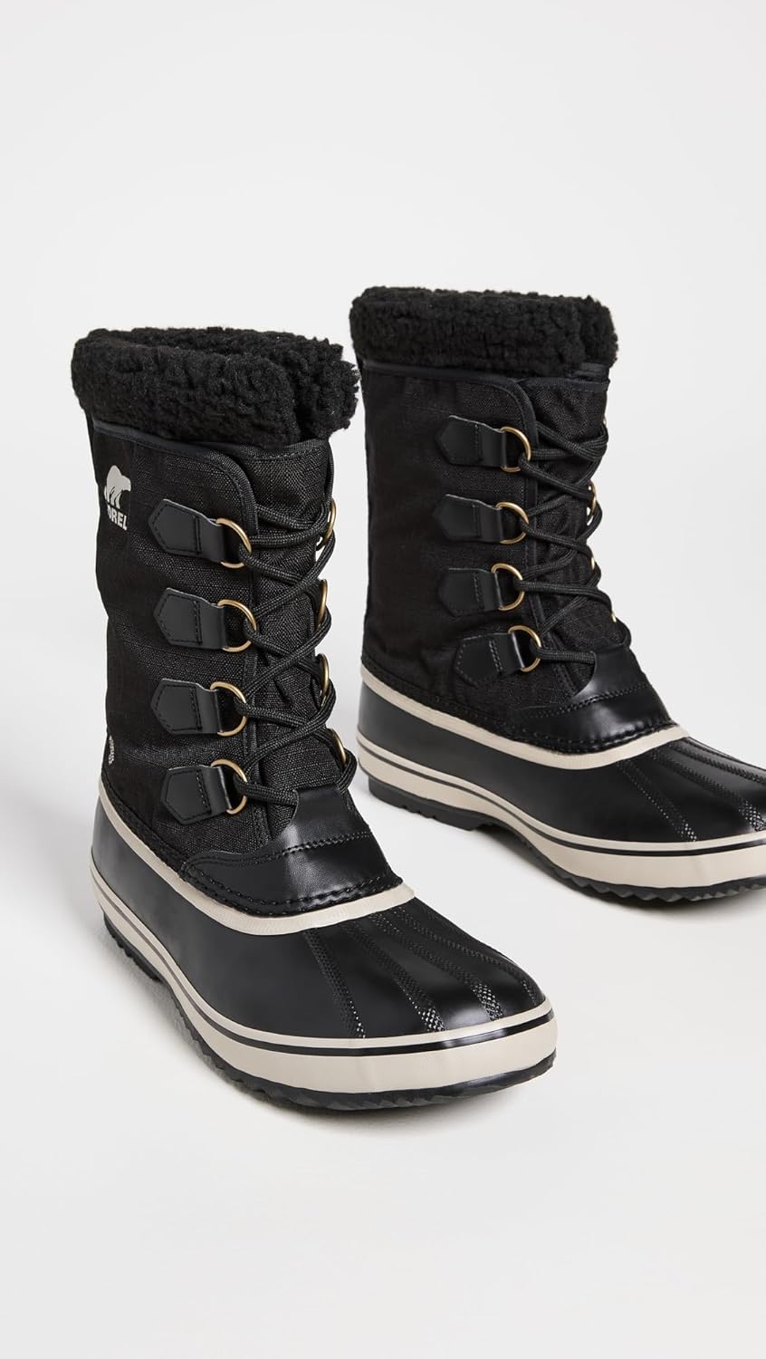 Sorel Herren 1964 Pac Nylon Wp Schneestiefel 40 EU Black Ancient Fossil Collection 2023 2024, 40 EU