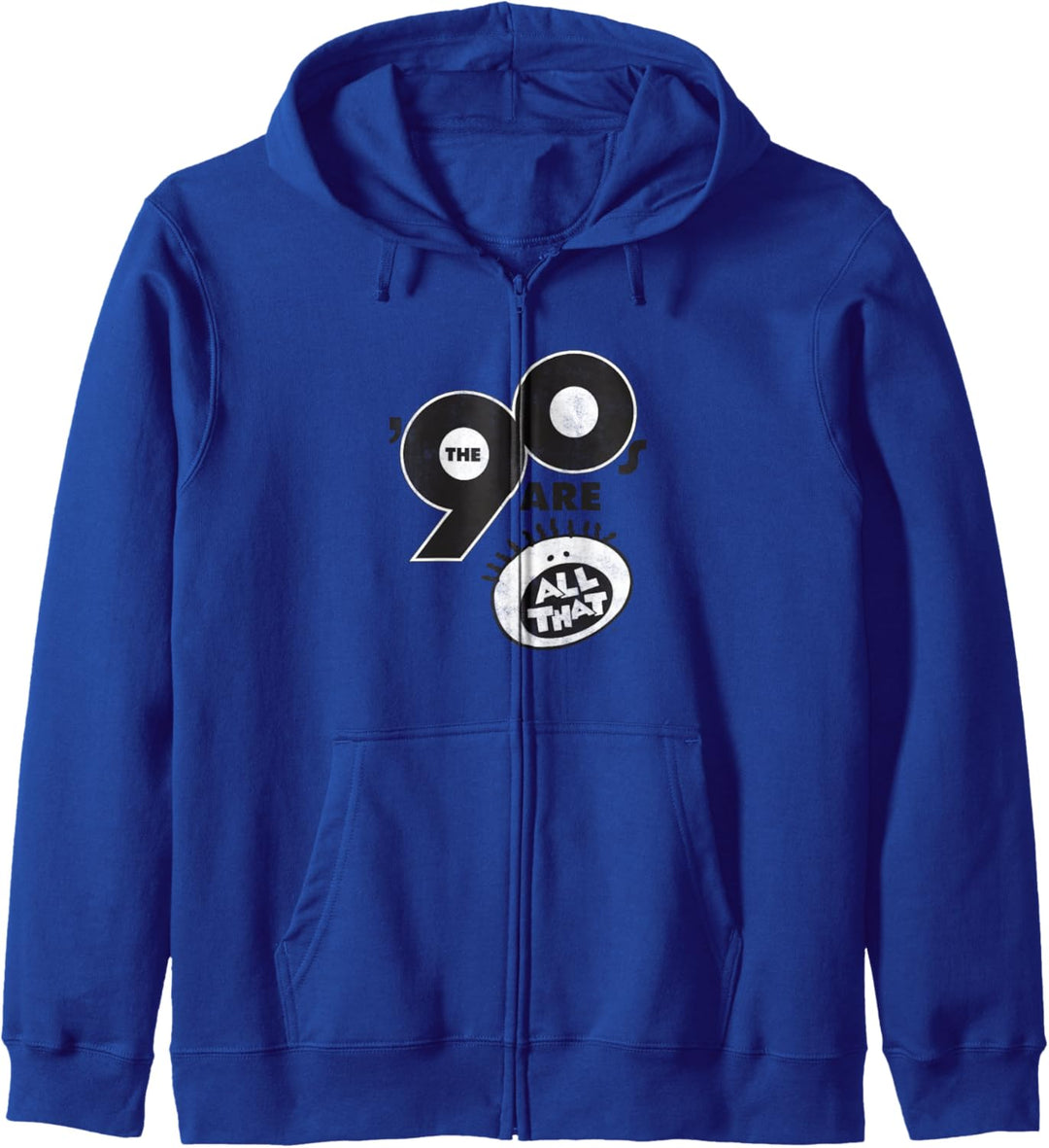 All That Nineties Black And White Logo Kapuzenjacke