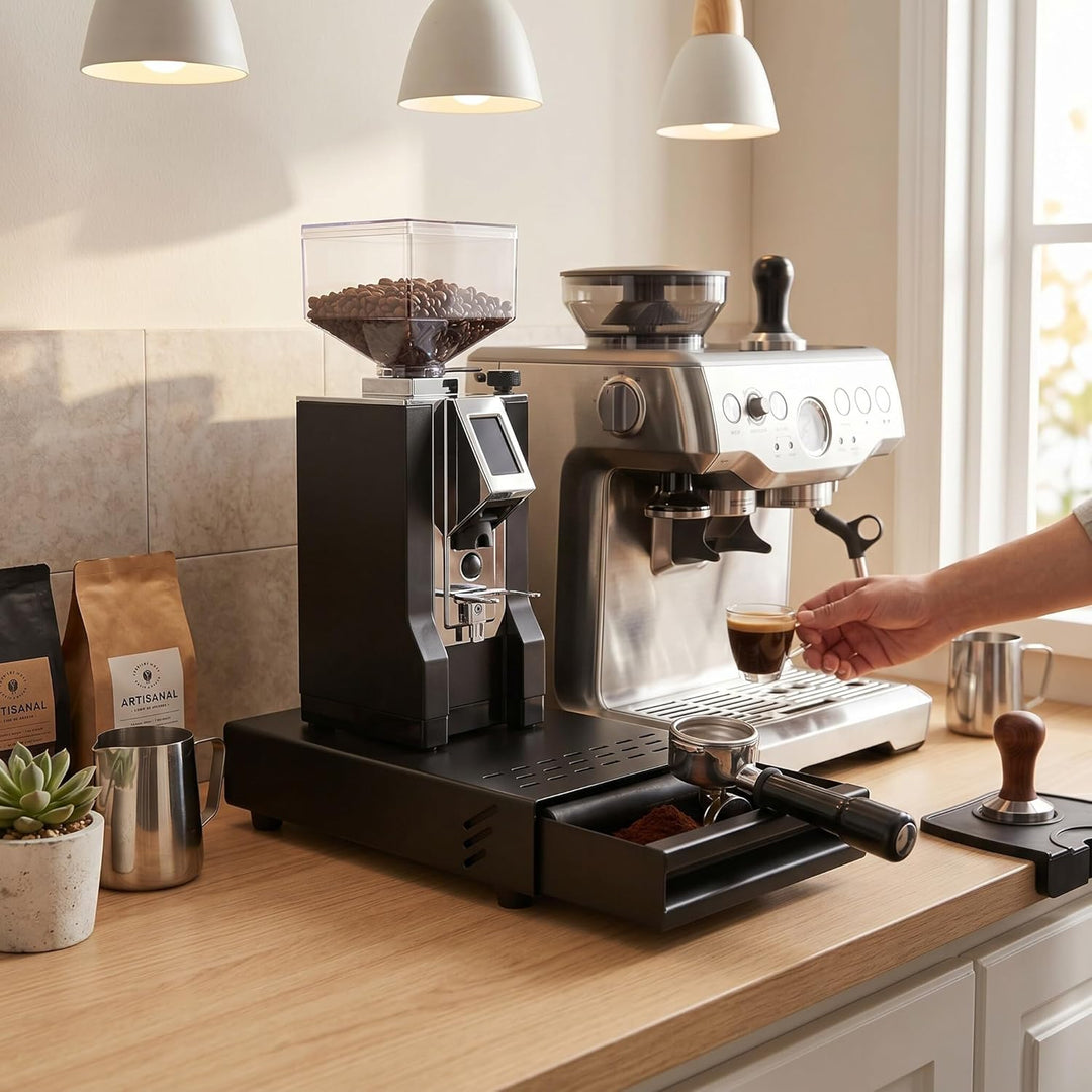 Yosoo Health Gear Kaffee-Klopfbox-Schublade, Espresso-Klopfbox-Schublade, Edelstahl-Kaffeerückstands