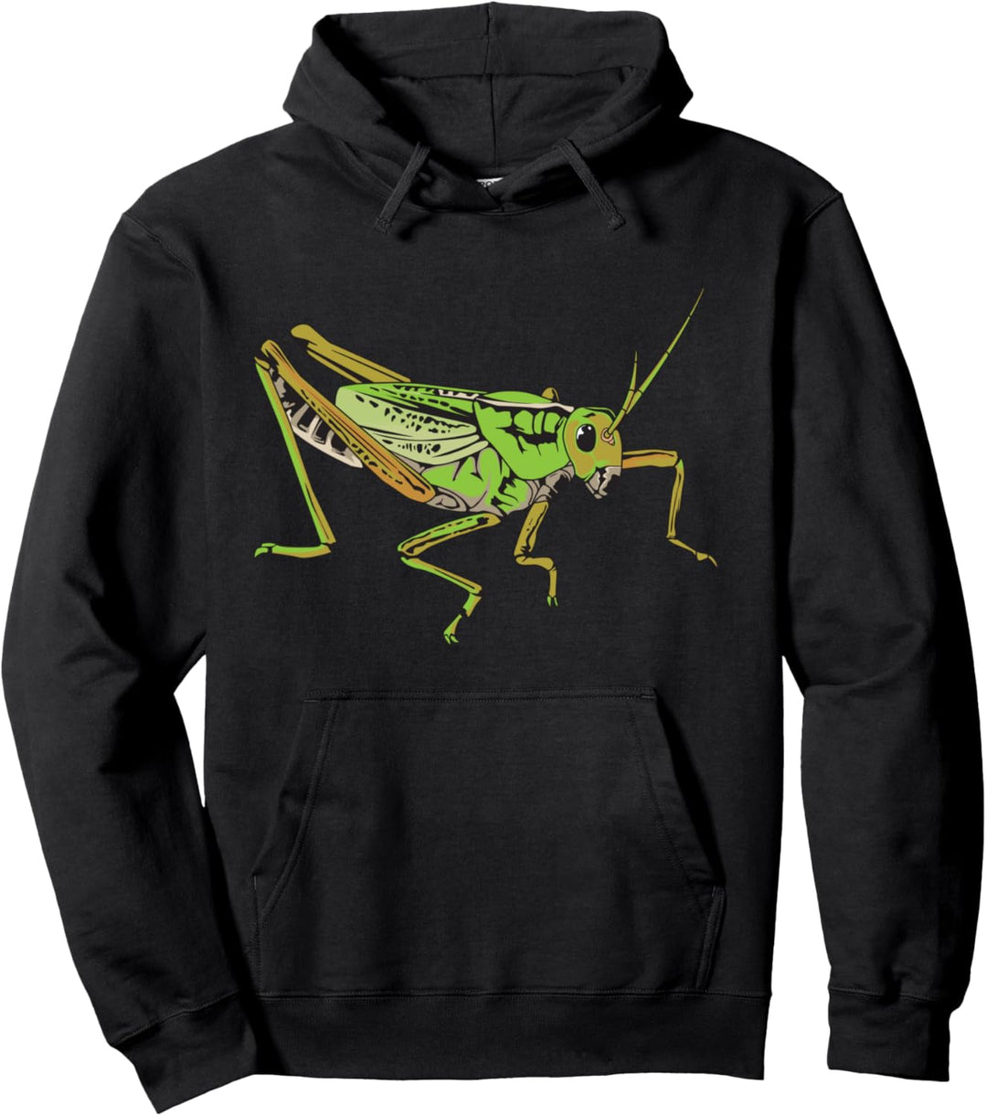 Grashüpfer Bild Zeichnung Design Heuschrecke Grashüpfer Pullover Hoodie