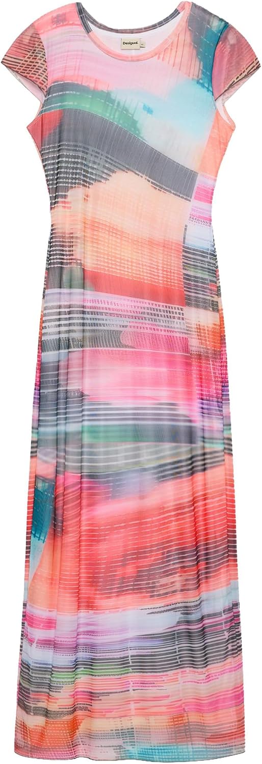 Desigual Damen Vest_tallin Lässiges Kleid XS Rot, XS Rot