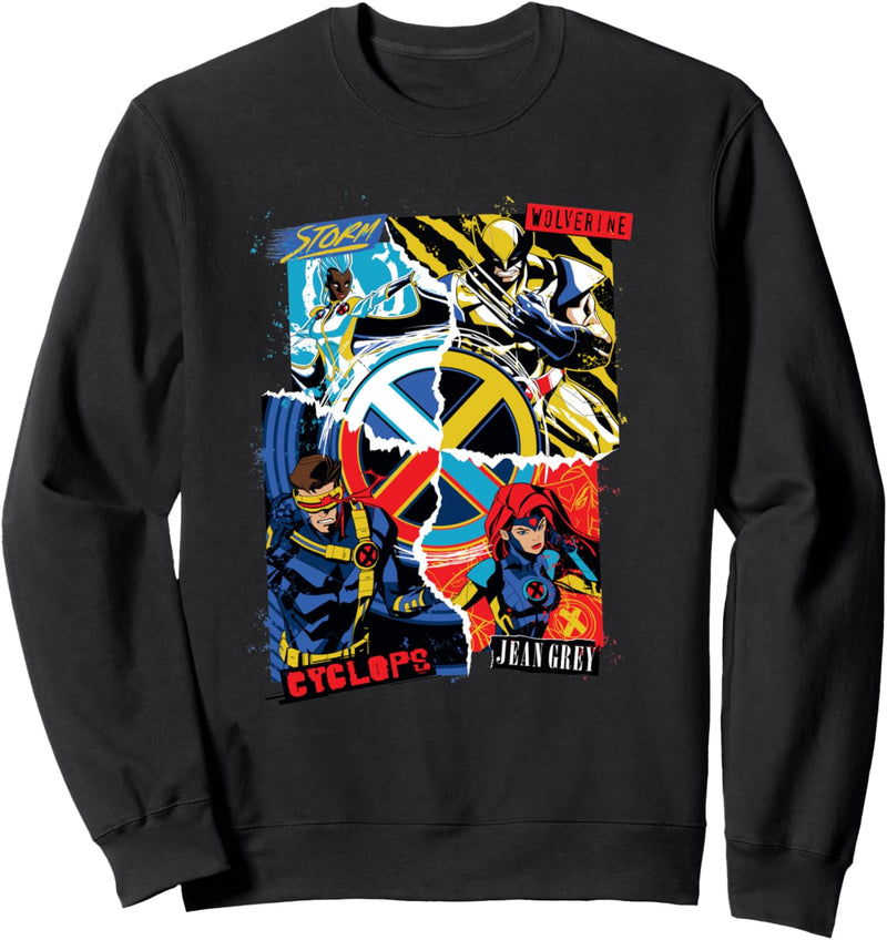 Marvel X-Men 90s Storm Wolverine Cyclops Jean Grey Sweatshirt