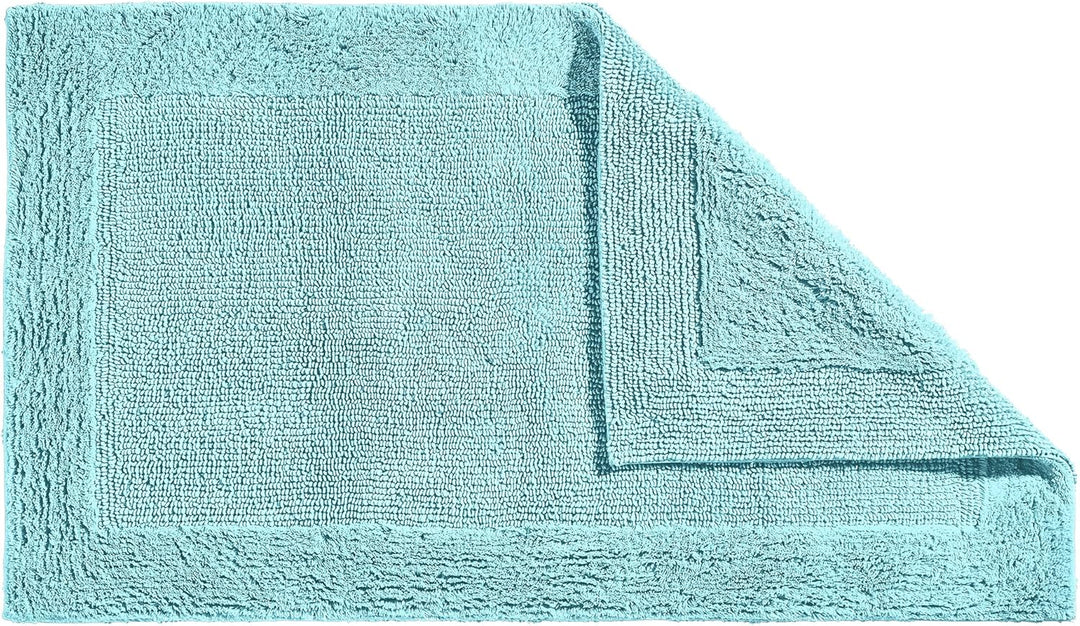 Erwin Müller Badematte, Badteppich Uni Serie Stuttgart türkis Grösse 60x150 cm - extra dick, hohe Sa