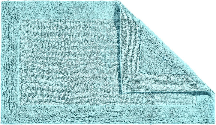 Erwin Müller Badematte, Badteppich Uni Serie Stuttgart türkis Grösse 60x100 cm - extra dick, hohe Sa