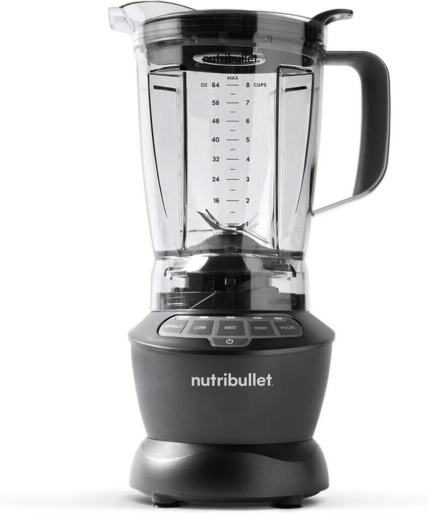 NutriBullet Full Size Combo Batidora de Vaso 1.8L 1200W Gris Oscuro