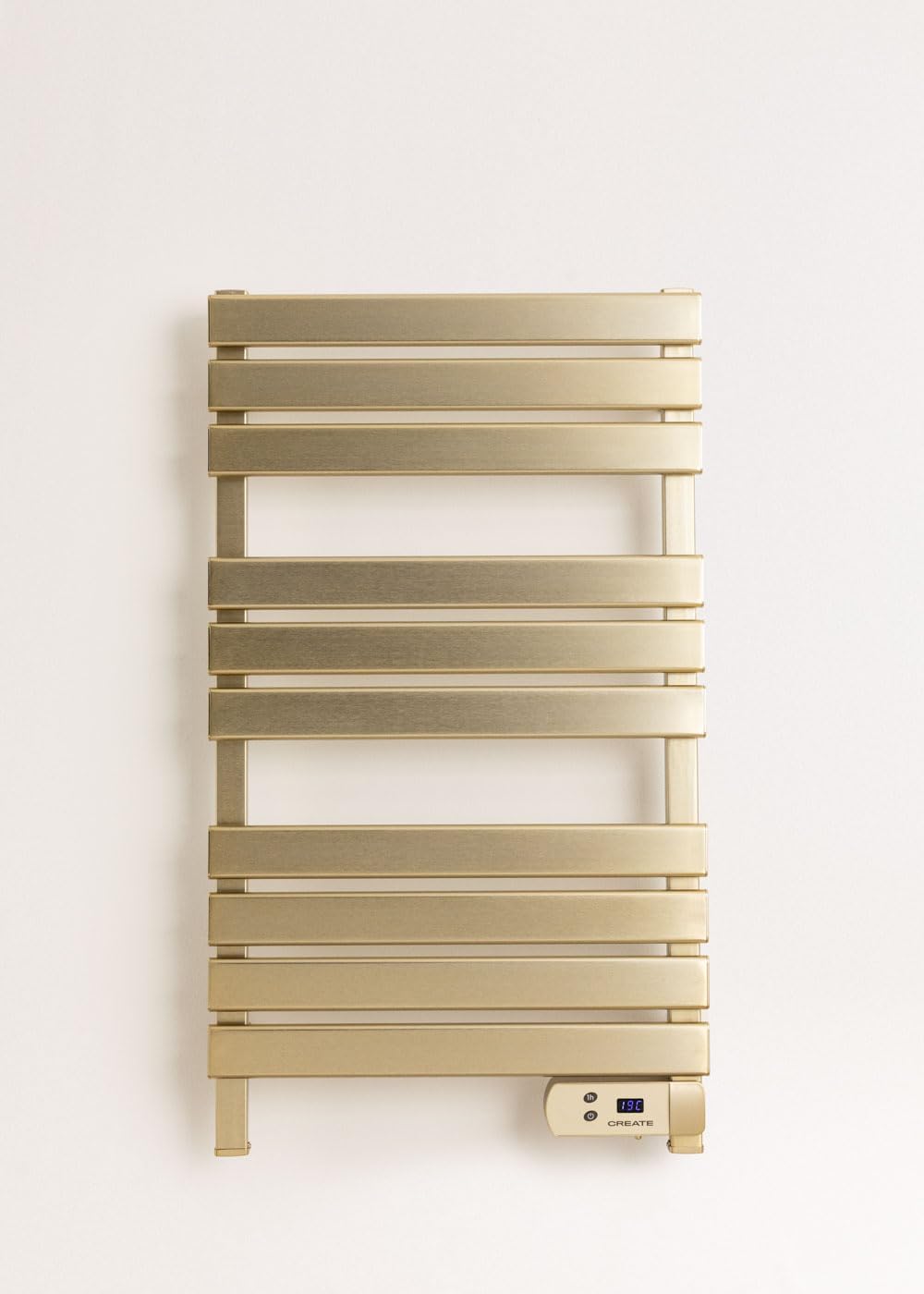 CREATE / WARM Towel 500W / Elektrischer Badheizkörper Gold / 96,9x55x5cm / Für Boden oder Wand, Time