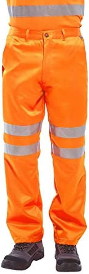 Portwest Warnschutz-Hose aus Polyester-Baumwolle RIS, Grösse: 4XL, Farbe: Orange, RT45ORR4XL 4XL Ora