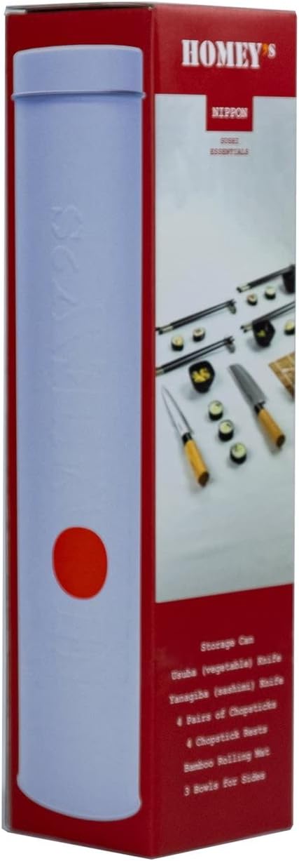 Homey’s Essentials Sushi-Set/Geschenkset NIPPON - 14-teilig – u.A. mit Sashimimesser und Hackmesser