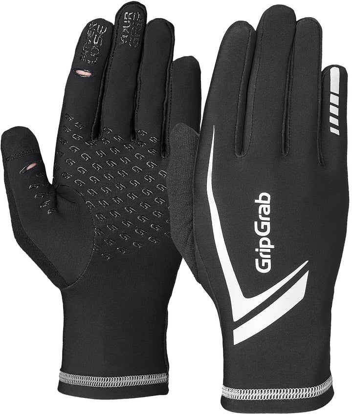 GripGrab Running Expert Vollfinger Winter Touchscreen Laufhandschuhe Jogging Handschuhe Laufen Hi-Vi