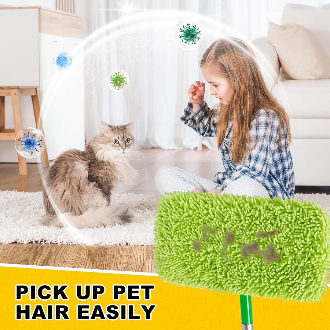 KEEPOW Mikrofaser-Tücher für Swiffer Bodenwischer – ideal für Swiffer Feuchte Bodentücher, Chenille-