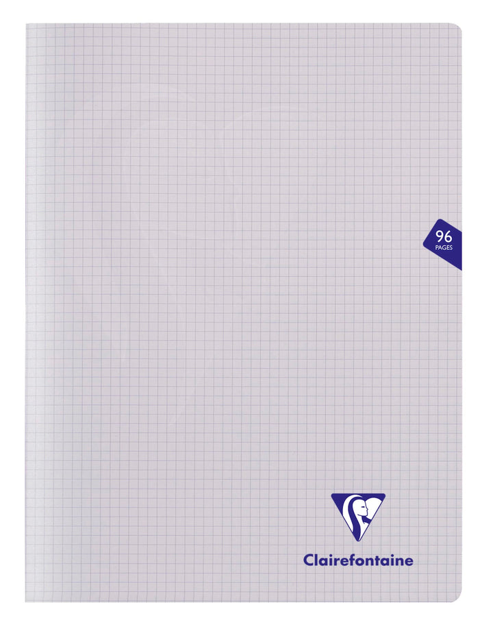 Clairefontaine 393362C - Packung mit 10 Heften Mimesys DIN A4+, 24x32cm, 48 Blatt kariert, 90g, Einb