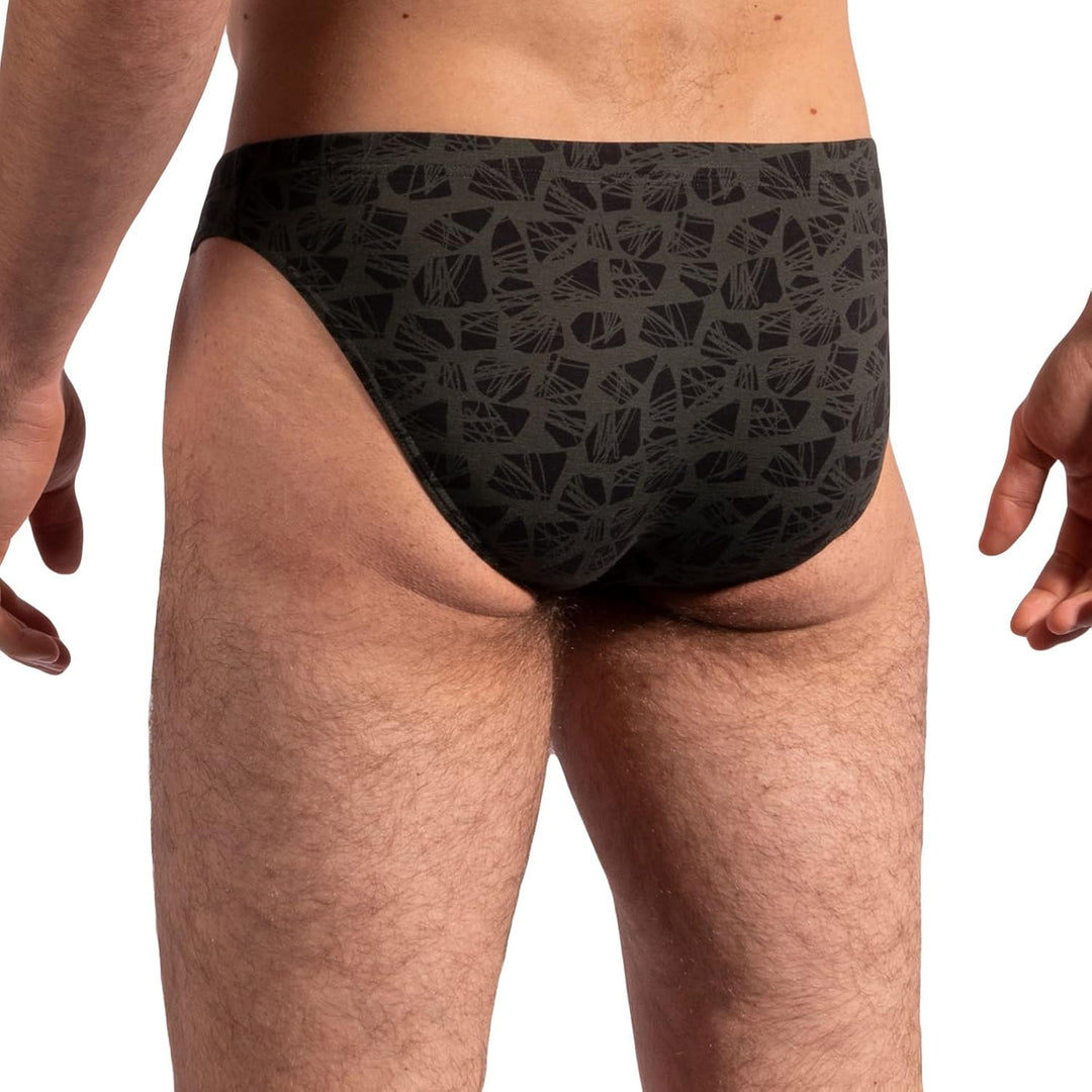 Olaf Benz Herren Retro Boxer RED2212 Minipants L Olive/Black, L Olive/Black