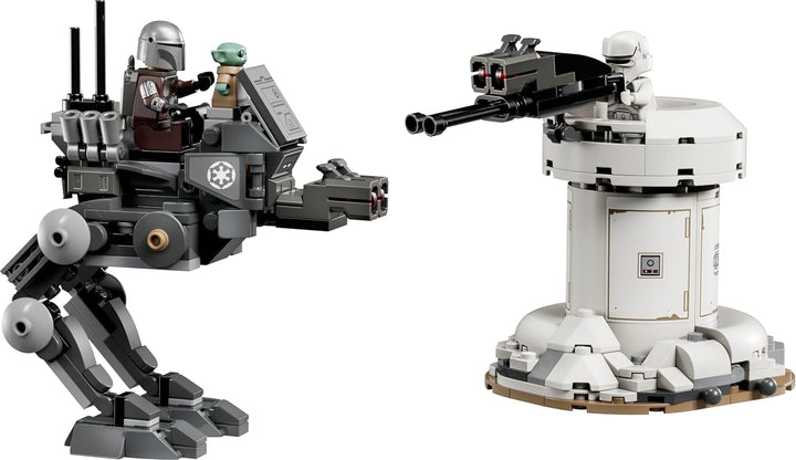 LEGO Star Wars 75444 Angriff des AT-RT - Modellbau mit imperialem Walker, Turm, Mandalorianer Minifi