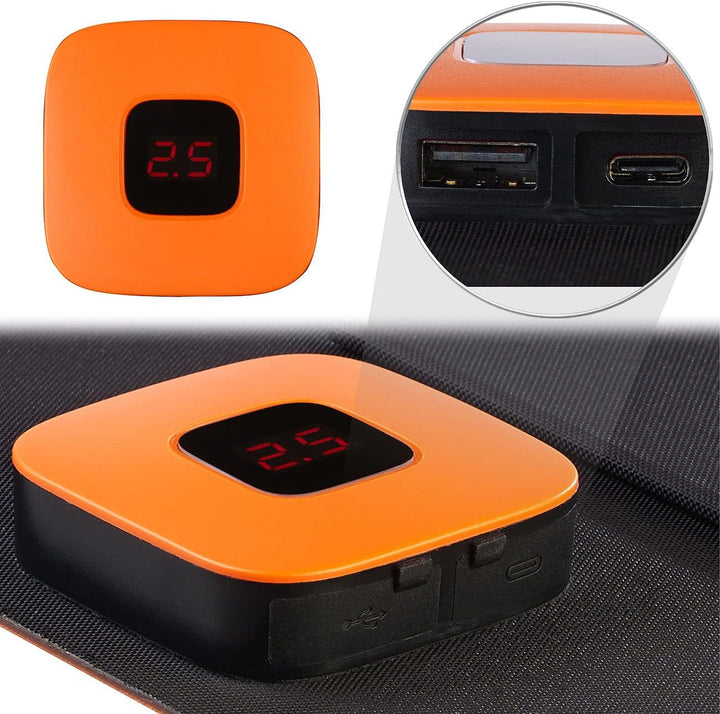 revolt Kurbelgenerator: Kurbel-Dynamo-Powerstation (22,5 Ah) mit 21-Watt-Solarpanel (Solar Powerstat